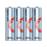 PHOTOOLEX 4/8 × 1.5V AA ,3000mWh ,Rechargeable Lithium - ion Battery Charger - Photoolex