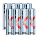 PHOTOOLEX 4/8 × 1.5V AA ,3000mWh ,Rechargeable Lithium - ion Battery Charger - Photoolex