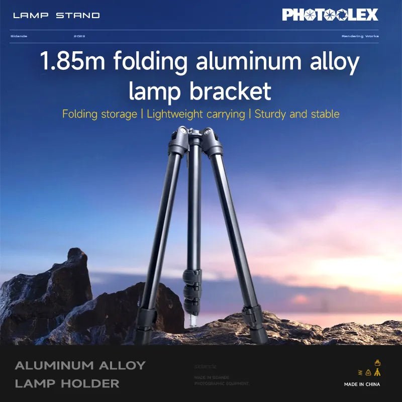 PHOTOOLEX 1.85m Foldable Aluminum Alloy Stand - Photoolex