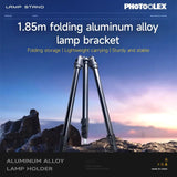 PHOTOOLEX 1.85m Foldable Aluminum Alloy Stand - Photoolex