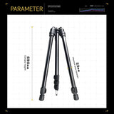 PHOTOOLEX 1.85m Foldable Aluminum Alloy Stand - Photoolex