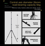 PHOTOOLEX 1.85m Foldable Aluminum Alloy Stand - Photoolex