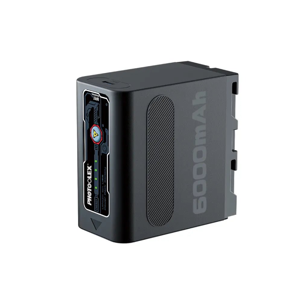 PHOTOOLEX F976 V - port Battery 6000mAh/44.4Wh - Photoolex