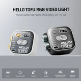 PHOTOOLEX Hello TOFU RGB Portable LED Camera Light - Photoolex