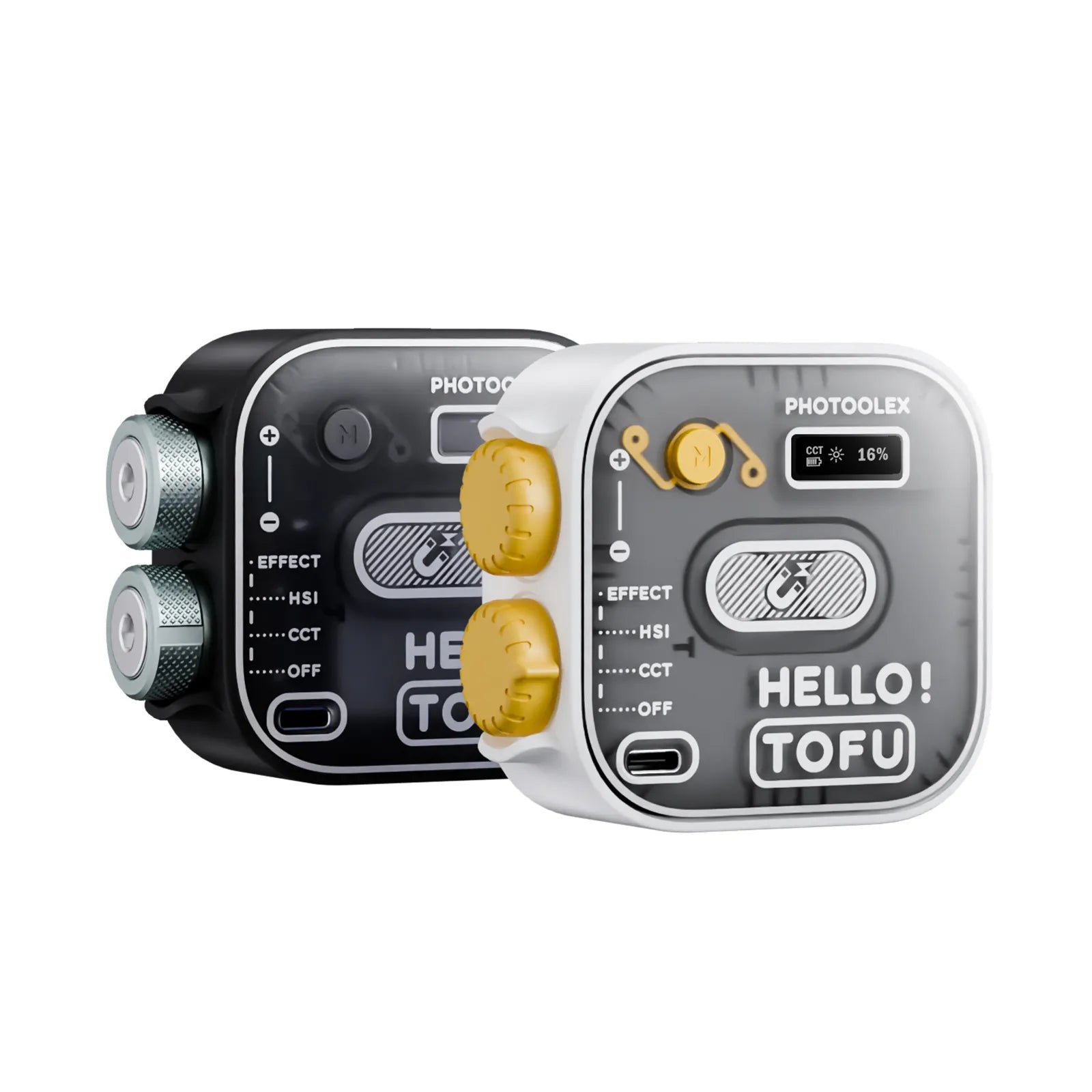 PHOTOOLEX Hello TOFU RGB Portable LED Camera Light - Photoolex