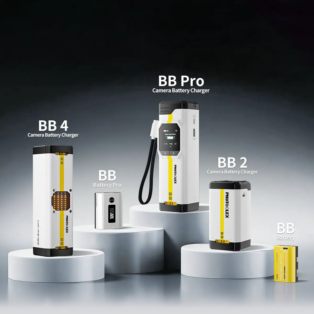 PHOTOOLEX BB Series Camera Battery Charger(BB Pro / BB4 / BB2)& Battery Kit - Photoolex