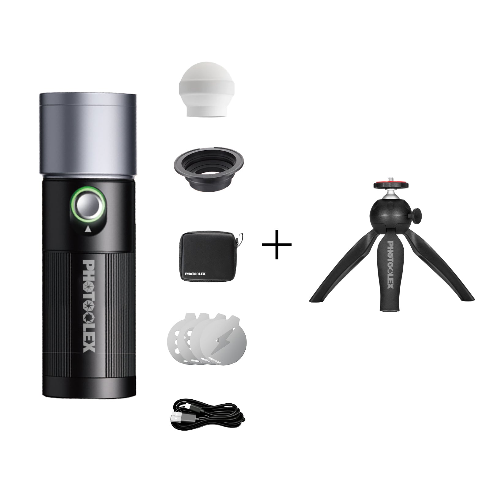 PHOTOOLEX Magnetic Gobos Four Colors Photography Spotlight