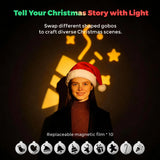 PHOTOOLEX Christmas Magnetic Gobos - Merry Christmas - Photoolex