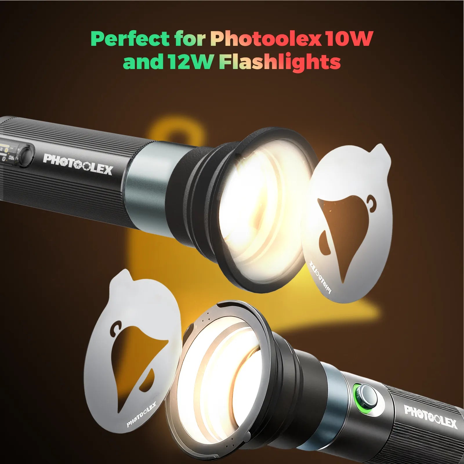 PHOTOOLEX Christmas Magnetic Gobos - Merry Christmas - Photoolex