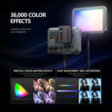 PHOTOOLEX Matrix 7 -7''Panel Light RGB