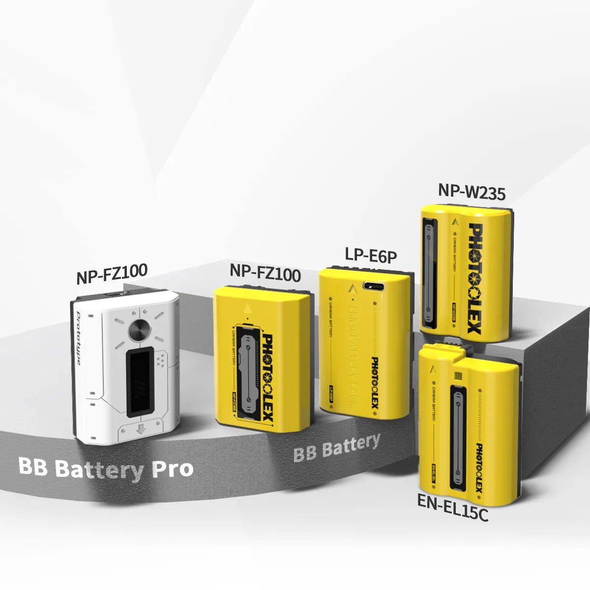 PHOTOOLEX BB Series Camera Battery Charger(BB Pro / BB4 / BB2)& Battery Kit - Photoolex