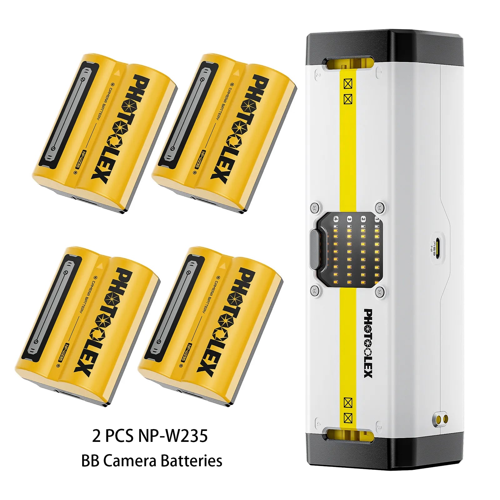 PHOTOOLEX BB4 Camera Battery Charger - Photoolex