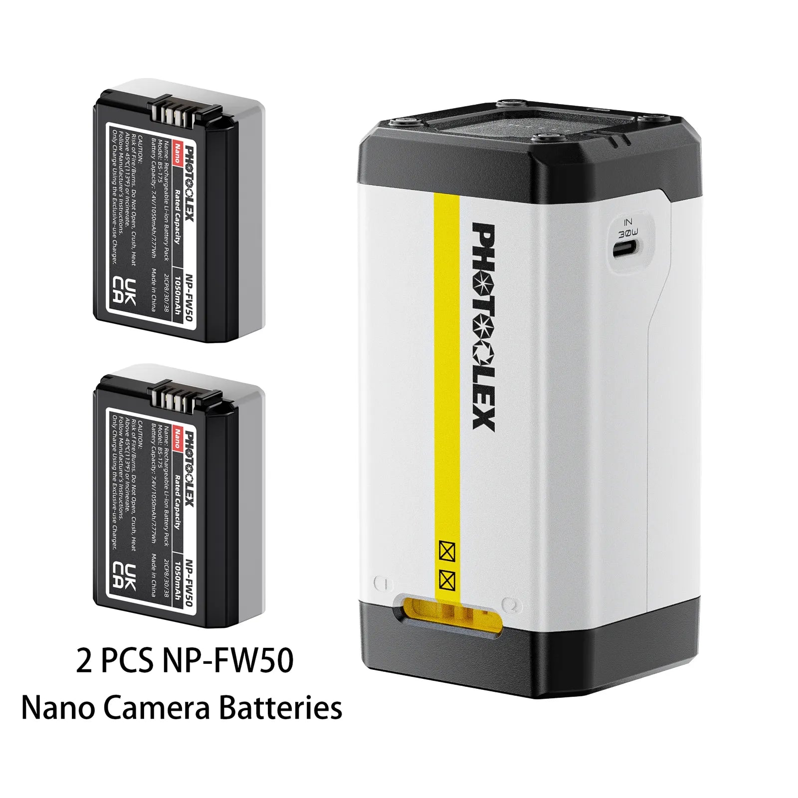 PHOTOOLEX BB2 Camera Battery Charger - Photoolex