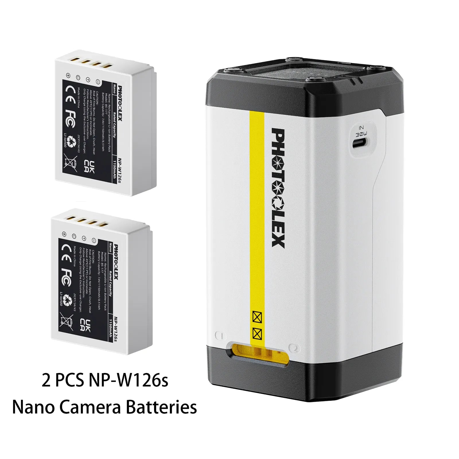 PHOTOOLEX BB2 Camera Battery Charger - Photoolex