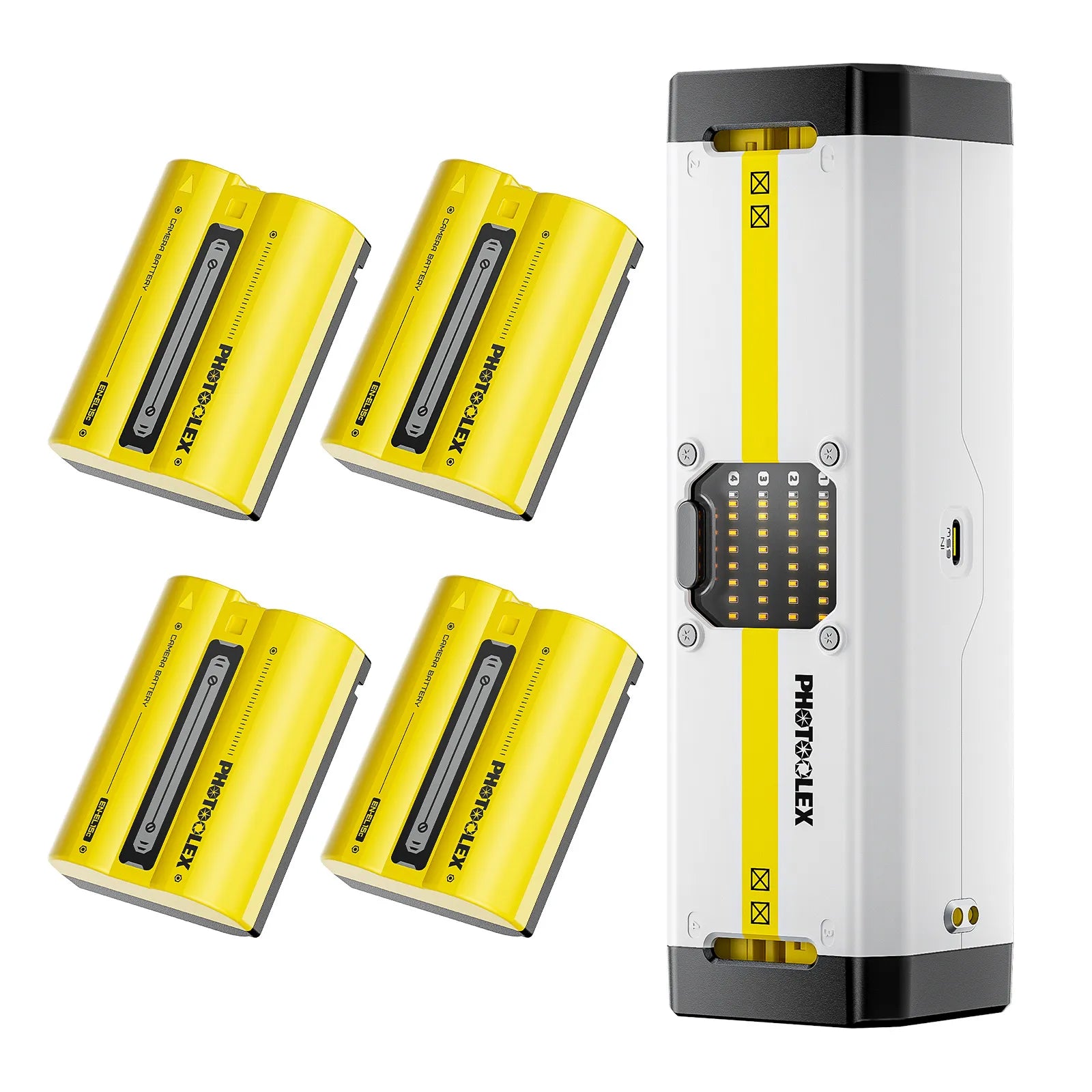 PHOTOOLEX BB Series Camera Battery Charger(BB Pro / BB4 / BB2)& Battery Kit - Photoolex