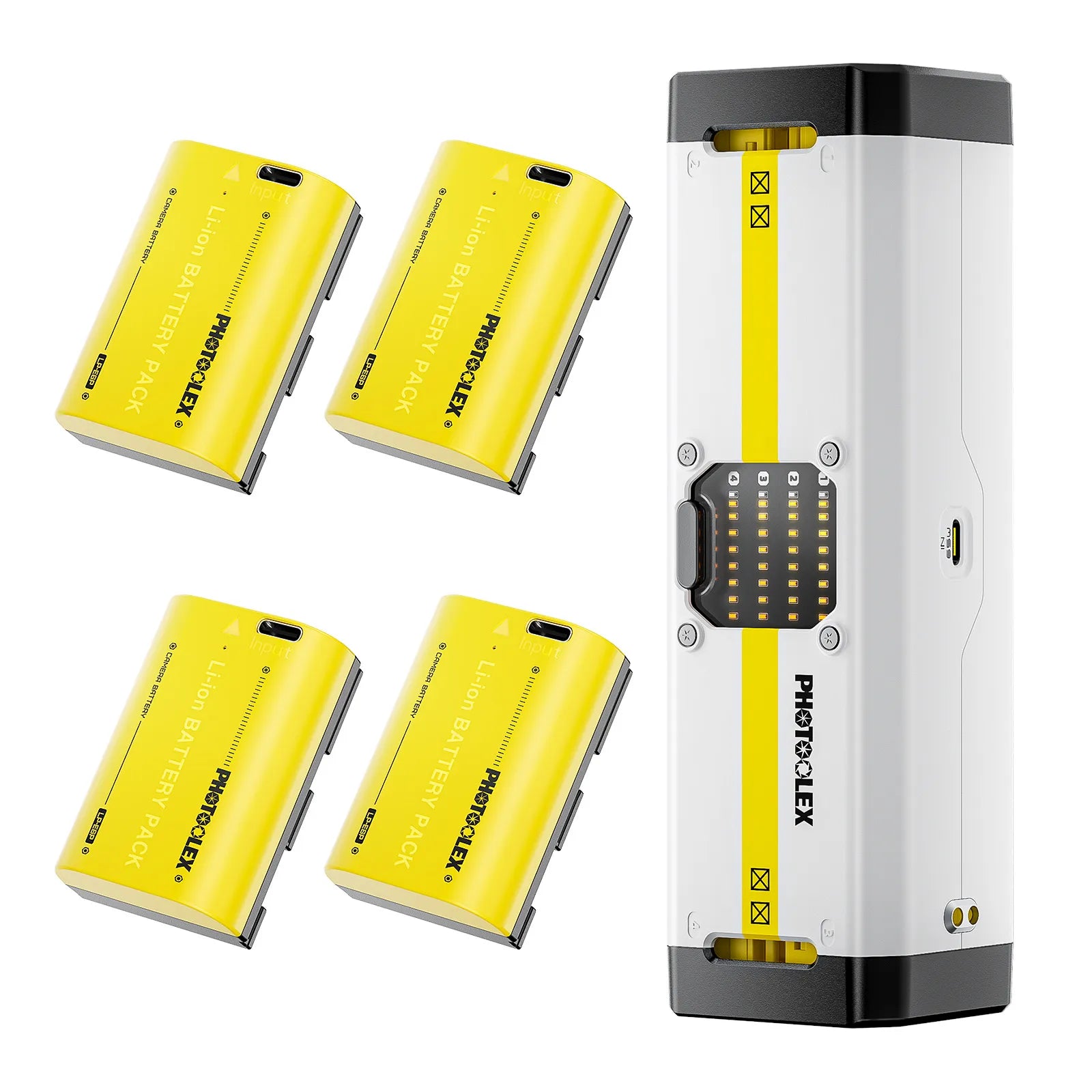 PHOTOOLEX BB Series Camera Battery Charger(BB Pro / BB4 / BB2)& Battery Kit - Photoolex