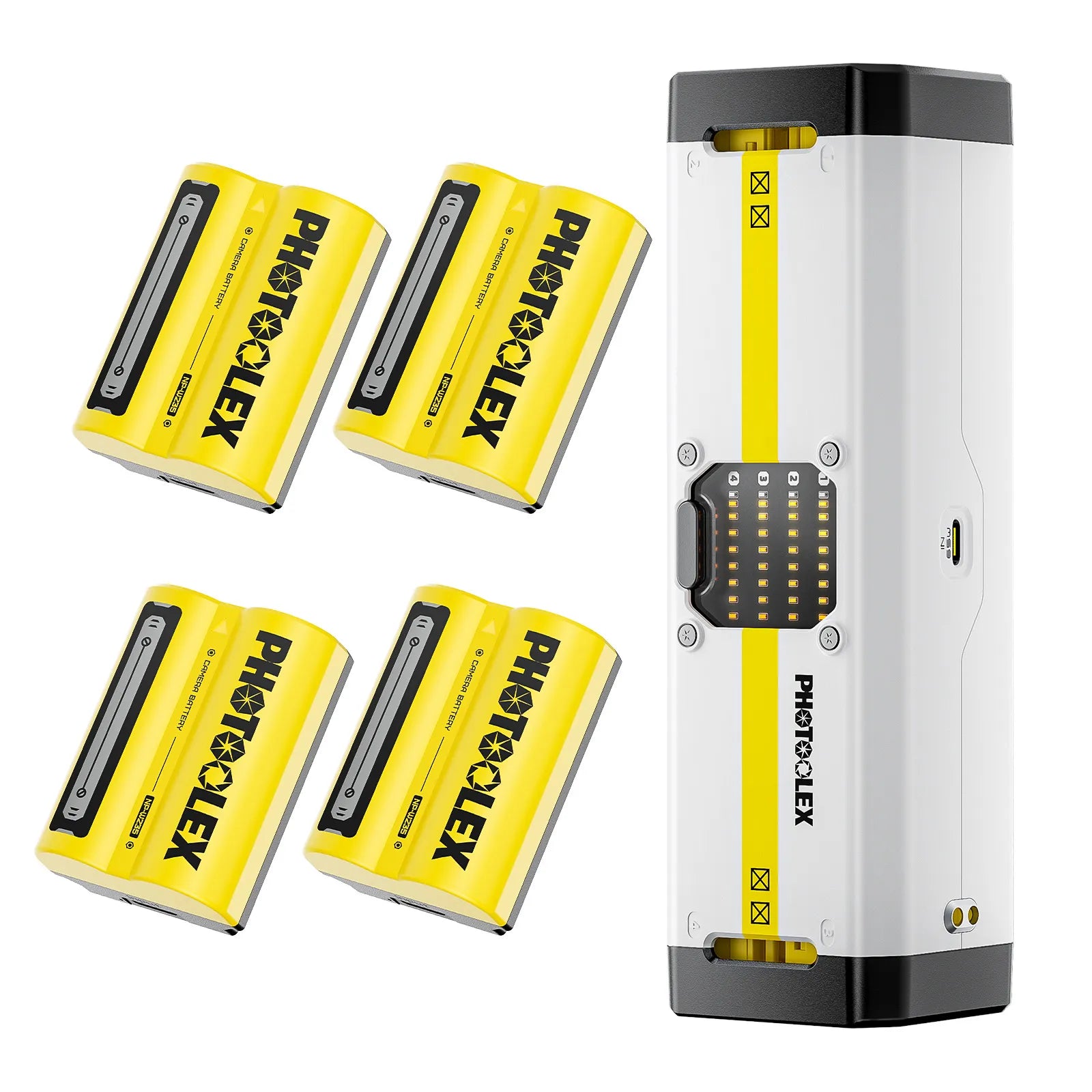 PHOTOOLEX BB Series Camera Battery Charger(BB Pro / BB4 / BB2)& Battery Kit - Photoolex