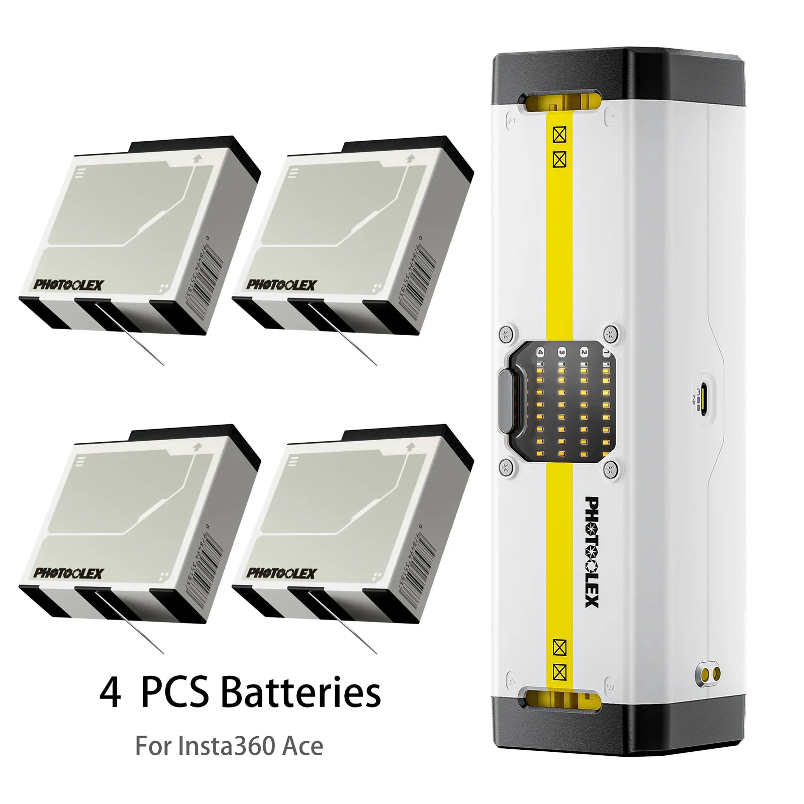 PHOTOOLEX BB4 Camera Battery Charger - Photoolex