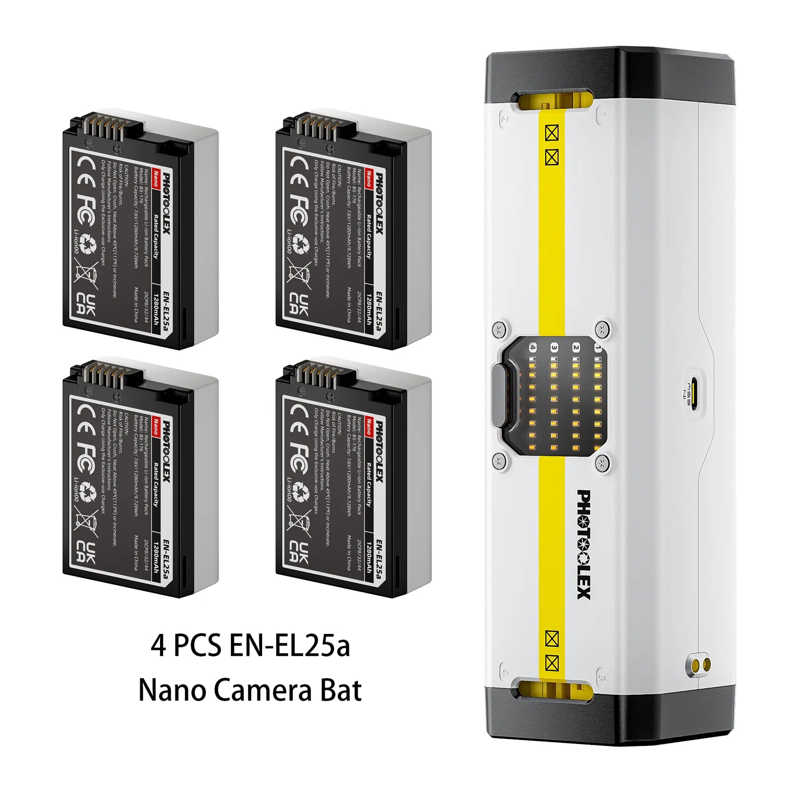 PHOTOOLEX BB4 Camera Battery Charger - Photoolex