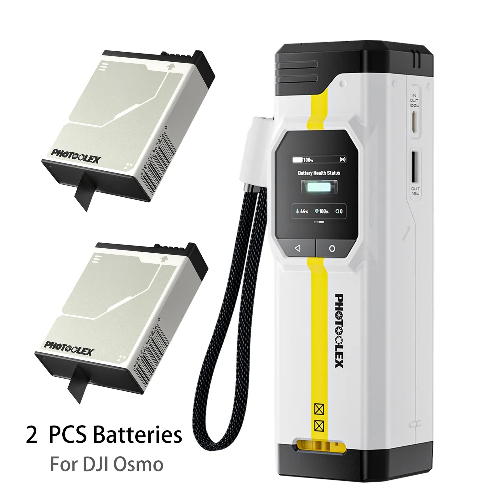 PHOTOOLEX BB Pro Camera Battery Charger & Power Bank - Photoolex