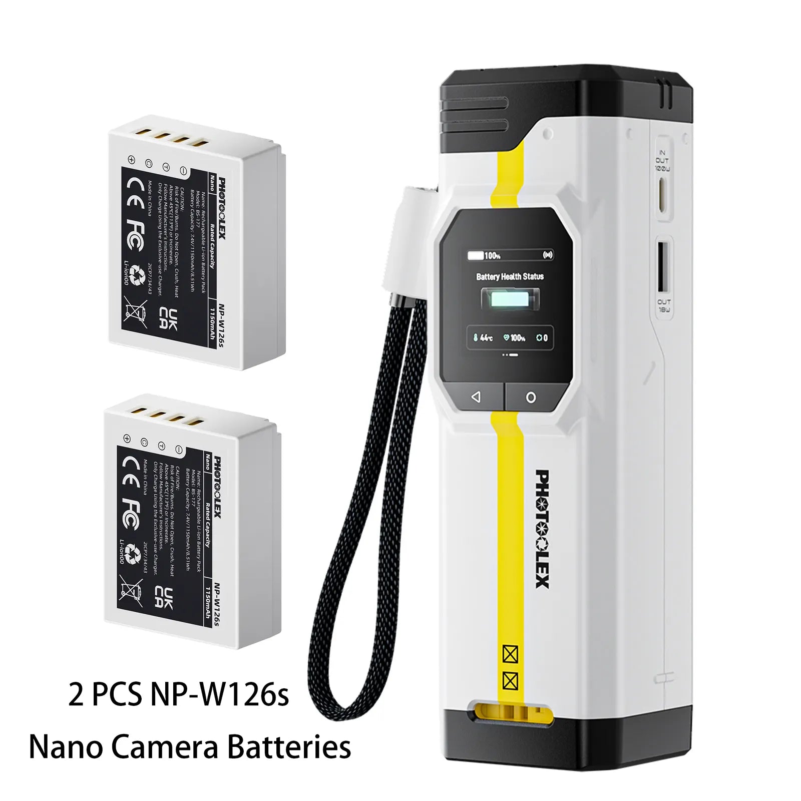 PHOTOOLEX BB Pro Camera Battery Charger & Power Bank - Photoolex