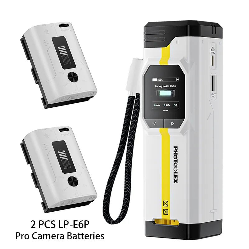 PHOTOOLEX BB Pro Camera Battery Charger & Power Bank - Photoolex