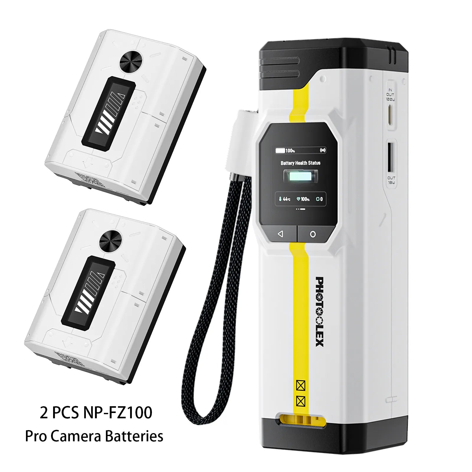 PHOTOOLEX BB Pro Camera Battery Charger & Power Bank - Photoolex