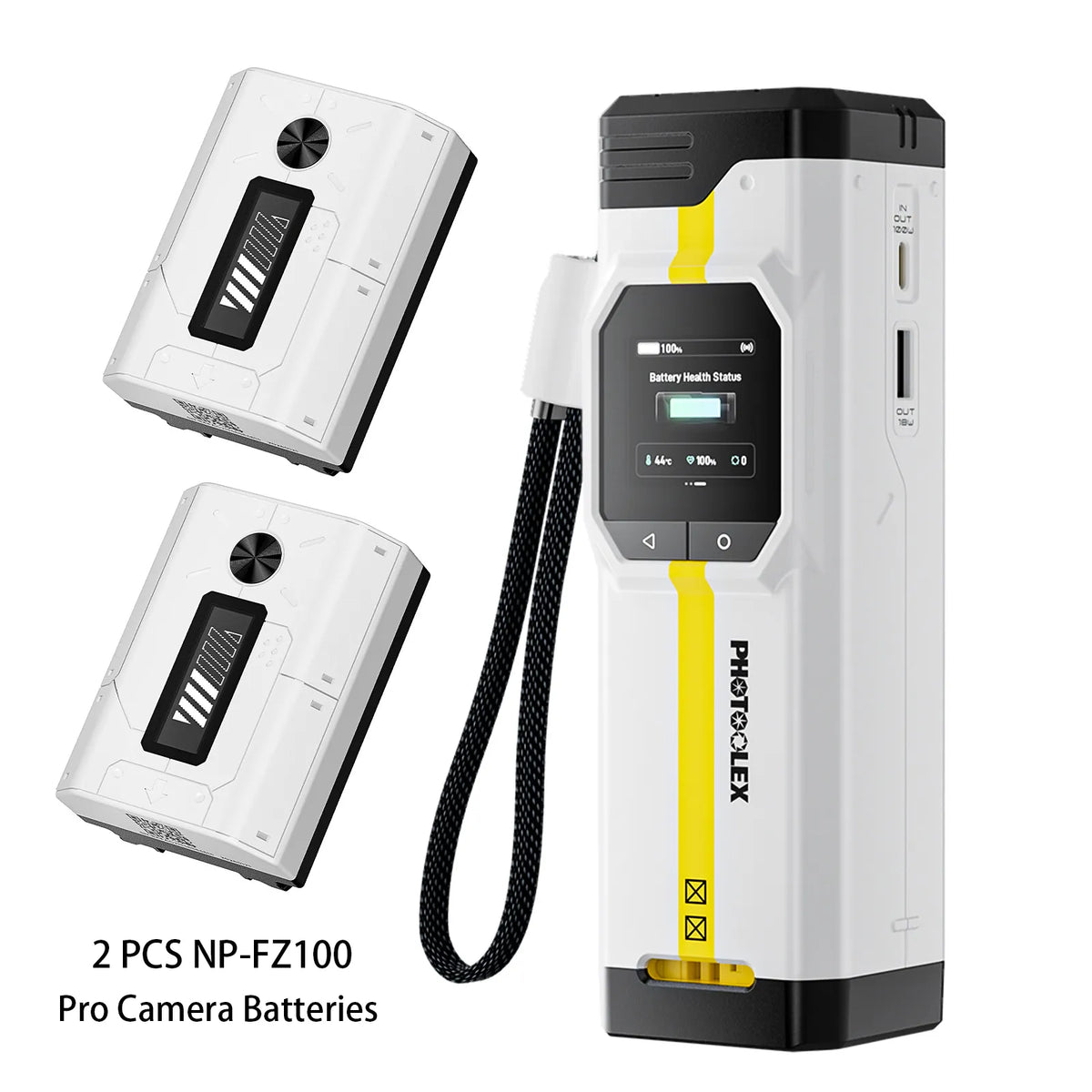 PHOTOOLEX BB Pro Camera Battery Charger & Power Bank - Photoolex
