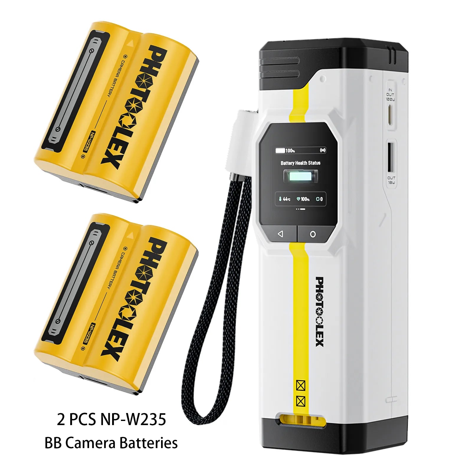PHOTOOLEX BB Pro Camera Battery Charger & Power Bank - Photoolex