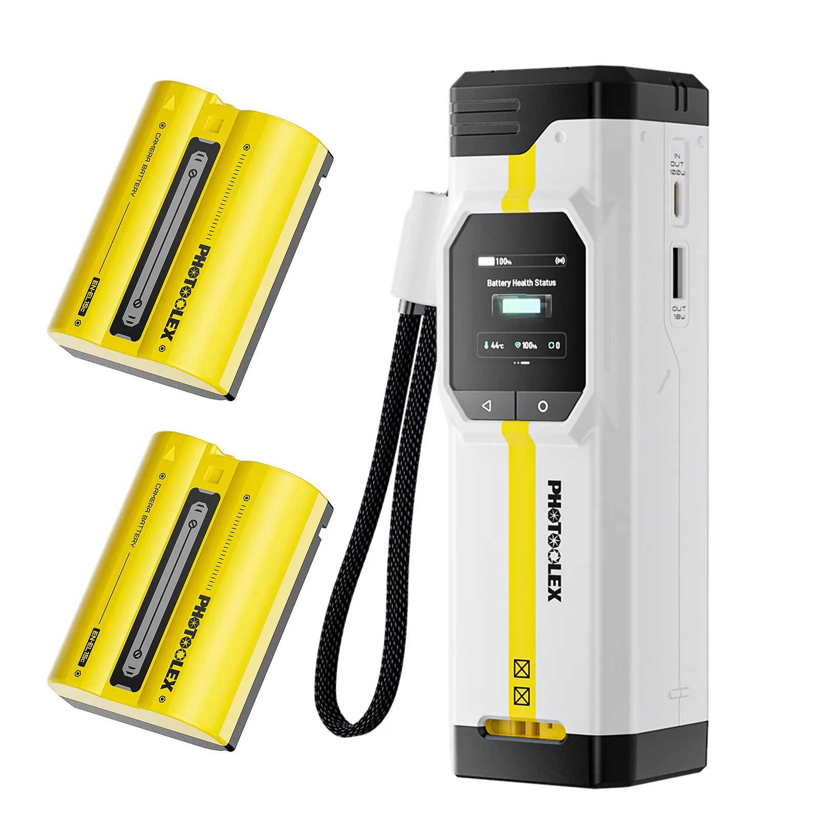 PHOTOOLEX BB Series Camera Battery Charger(BB Pro / BB4 / BB2)& Battery Kit - Photoolex