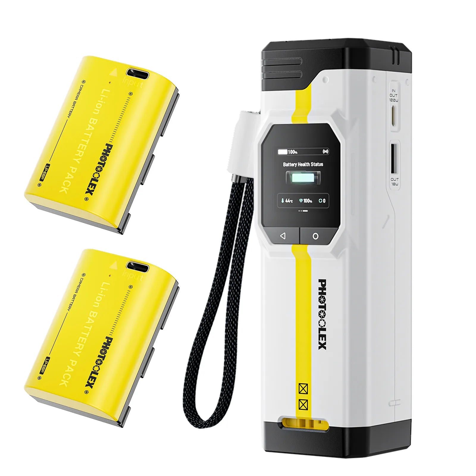 PHOTOOLEX BB Series Camera Battery Charger(BB Pro / BB4 / BB2)& Battery Kit - Photoolex