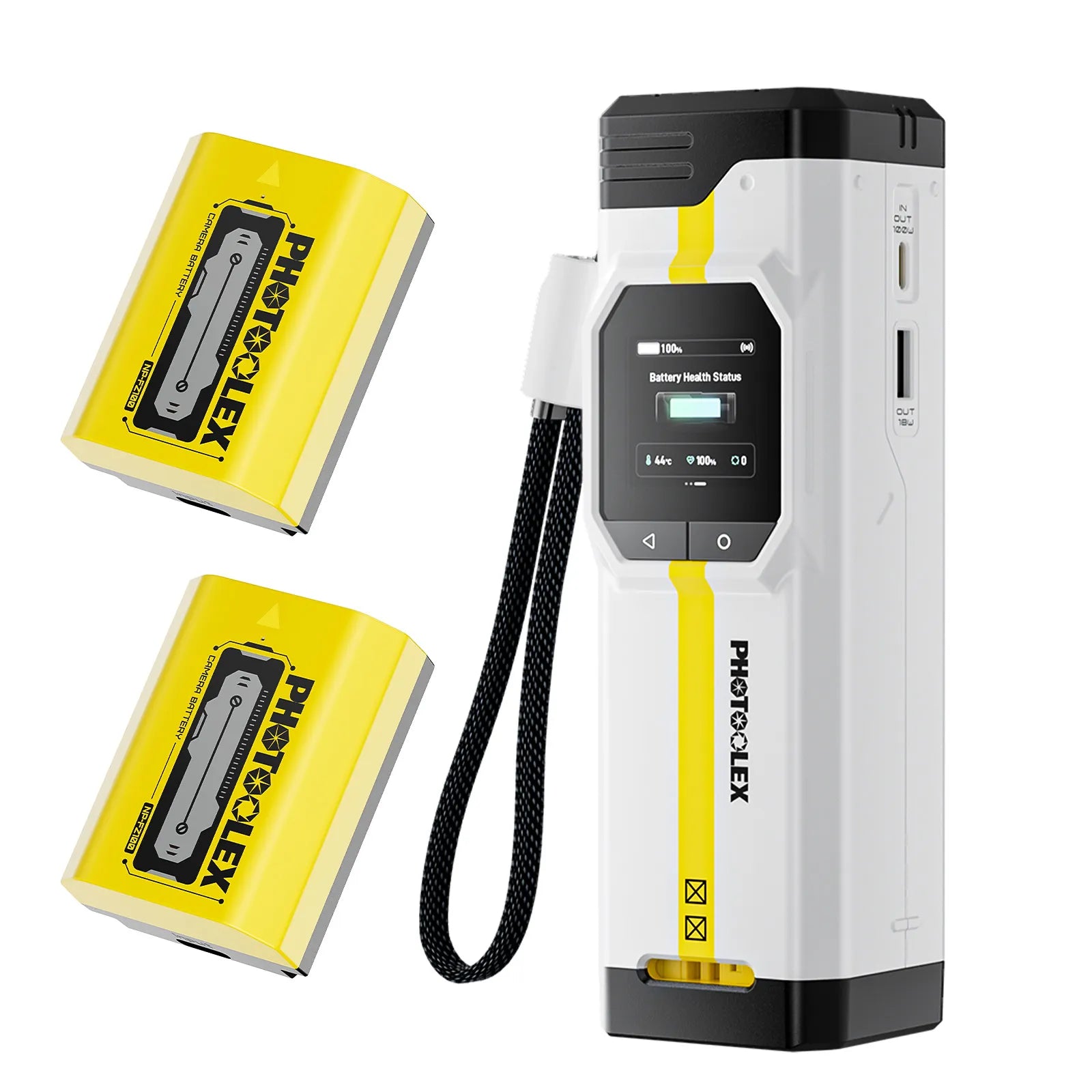 PHOTOOLEX BB Series Camera Battery Charger(BB Pro / BB4 / BB2)& Battery Kit - Photoolex