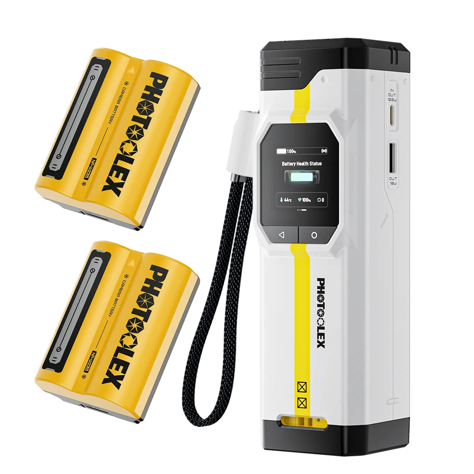 PHOTOOLEX BB Pro Camera Battery Charger & Power Bank - Photoolex