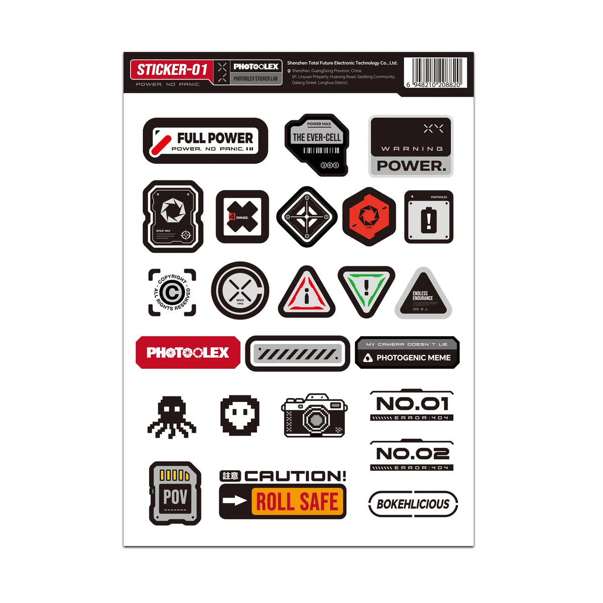 PHOTOOLEX Doodle Sticker Pack