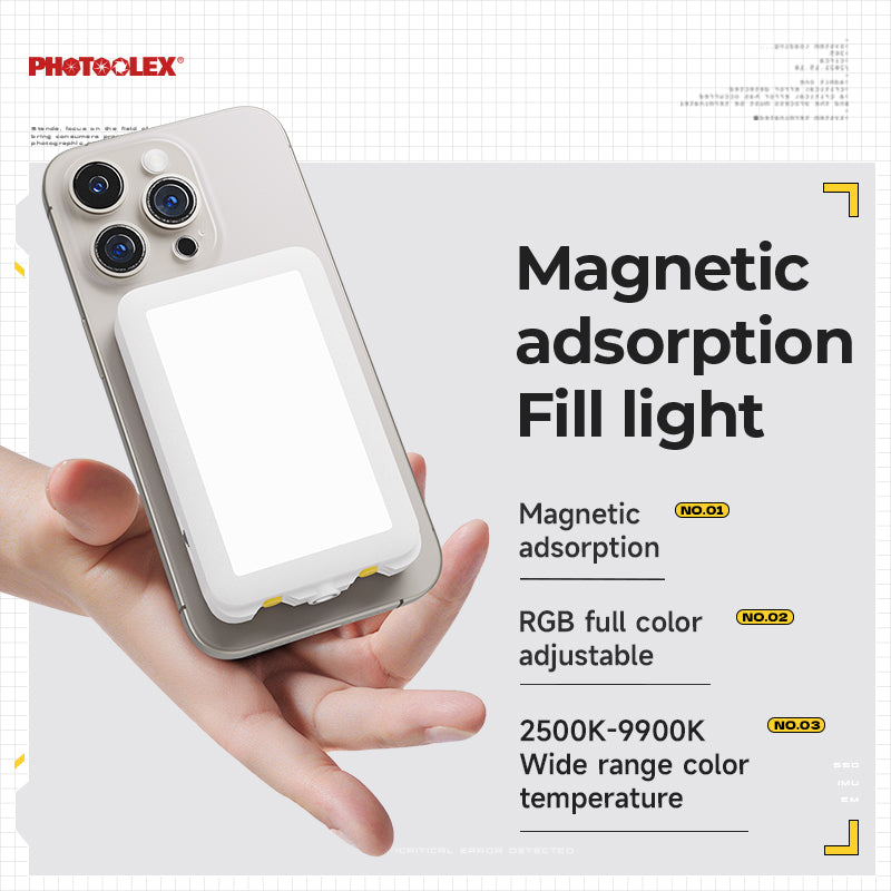 PHOTOOLEX TOFU-MAG Magnetic Fill Light - Photoolex