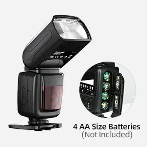 PHOTOOLEX FK300 Camera Flash Speedlite for Canon, Nikon, Sony, Olympus, Fujifilm, and Other SLR Cameras