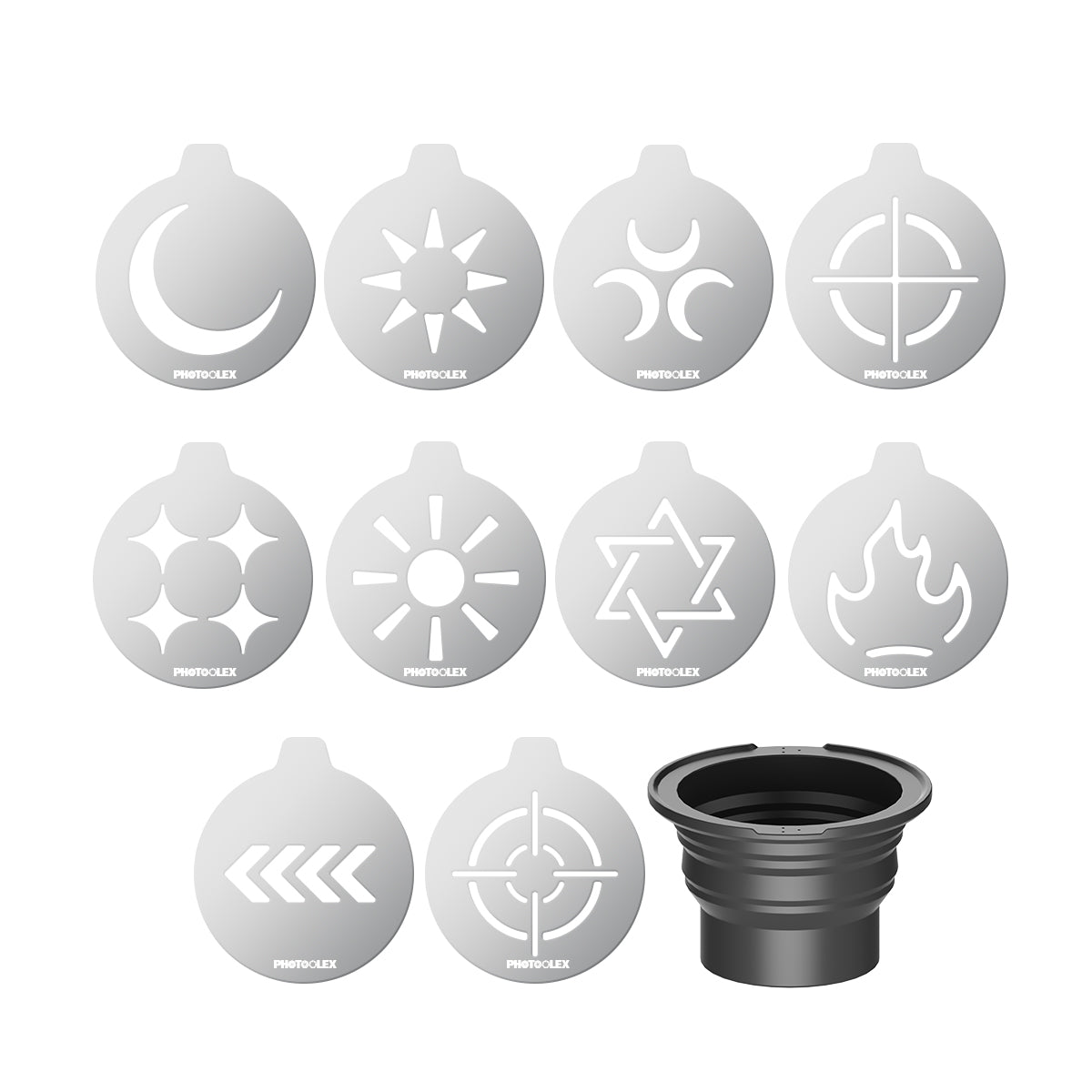 PHOTOOLEX Magnetic Gobo Set  A&B