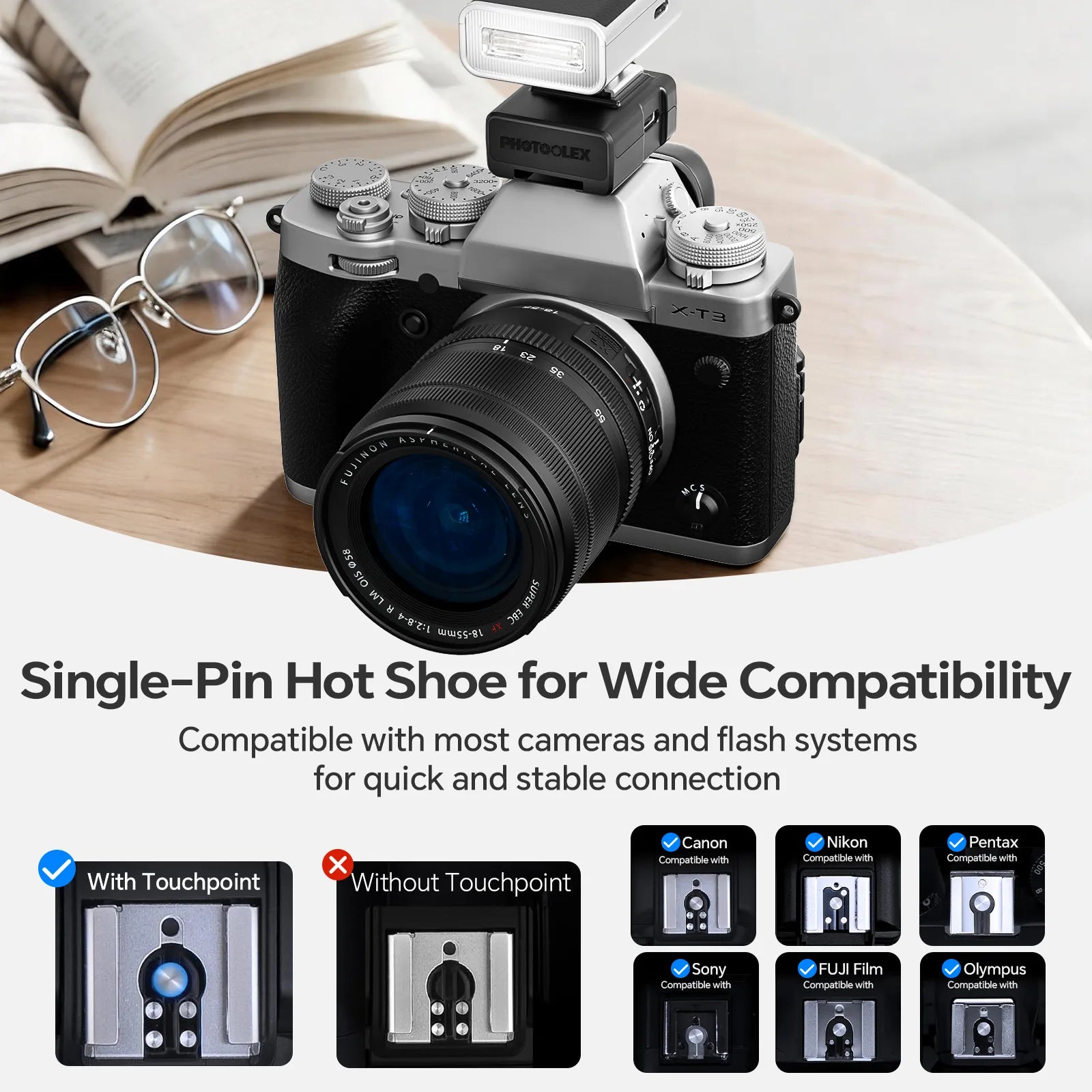 PHOTOOLEX GT1 Mini Flash Trigger Kit 8