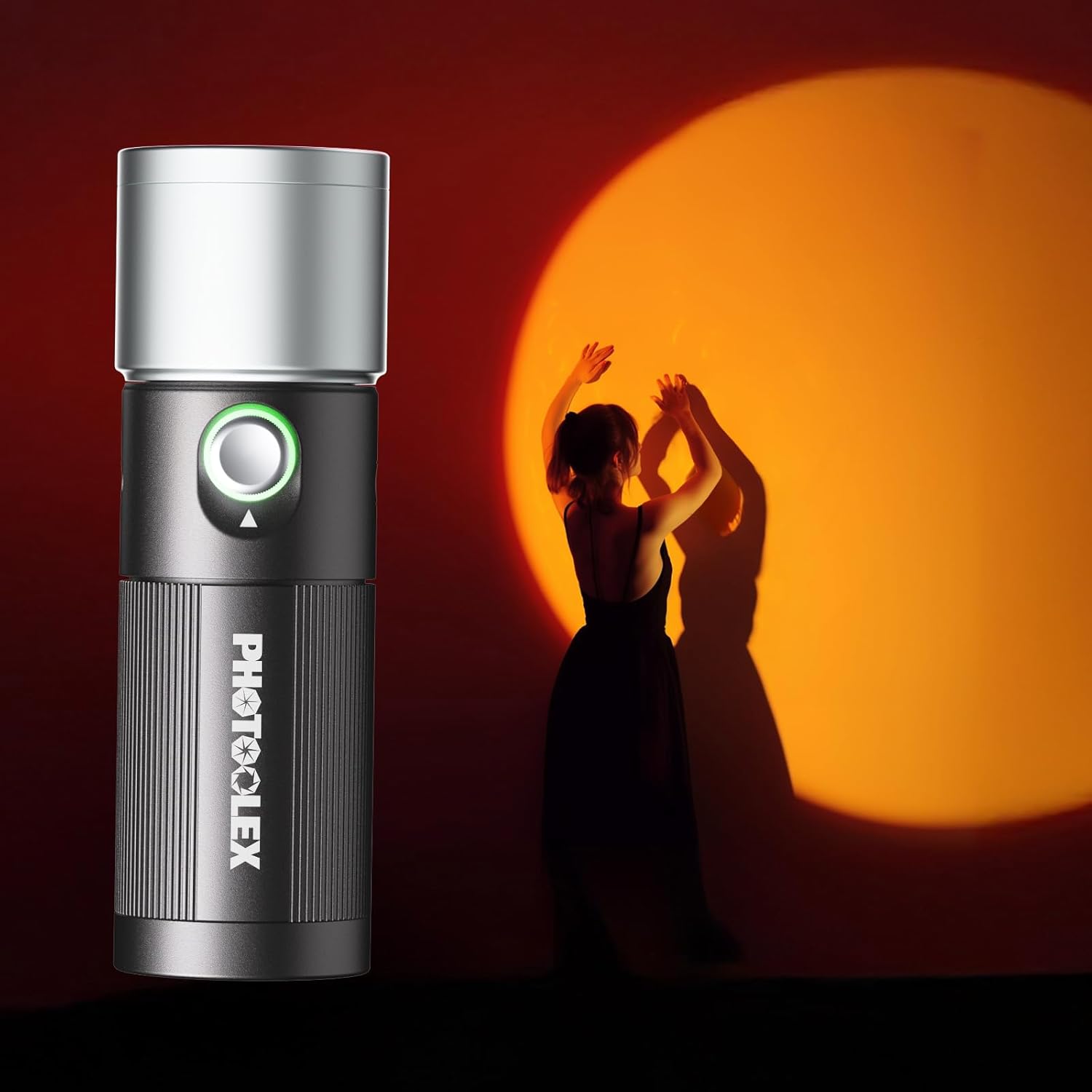 PHOTOOLEX 10W Photography Spotlight Four Colors