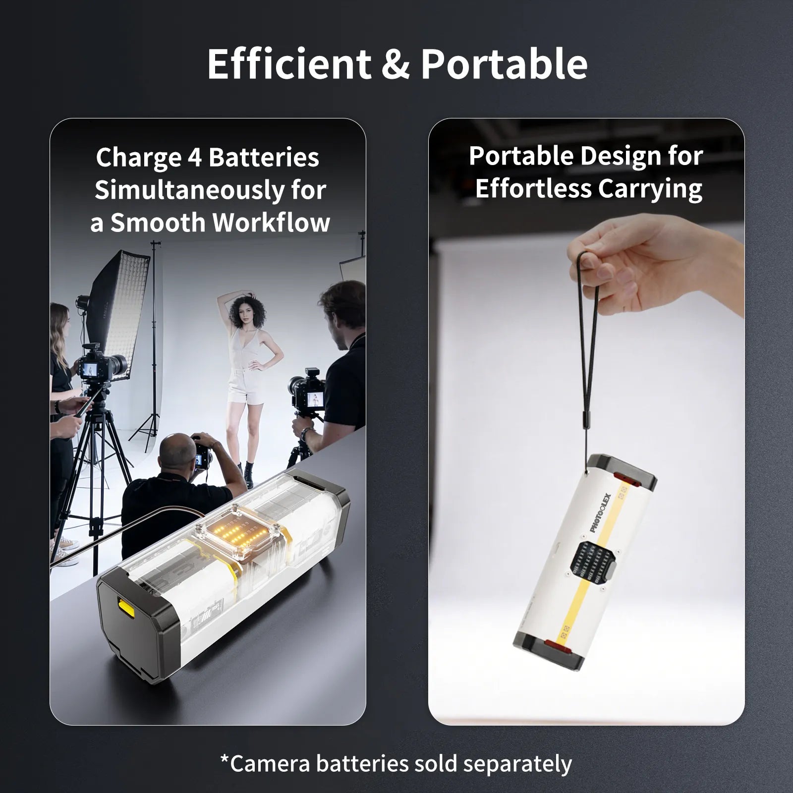 PHOTOOLEX BB4 Camera Battery Charger - Photoolex
