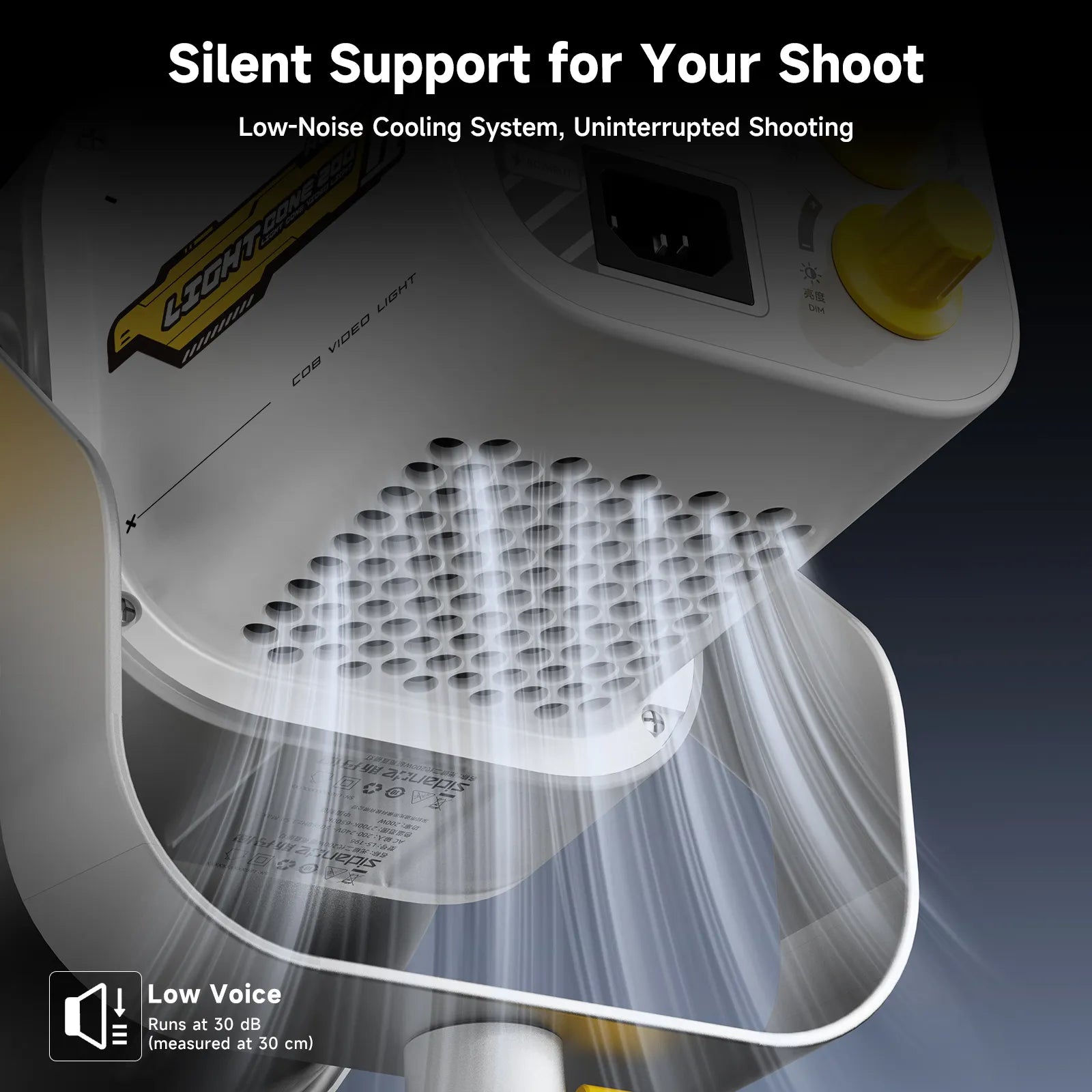 PHOTOOLEX LIGHT CONE Il 200W COB Video Light - Photoolex