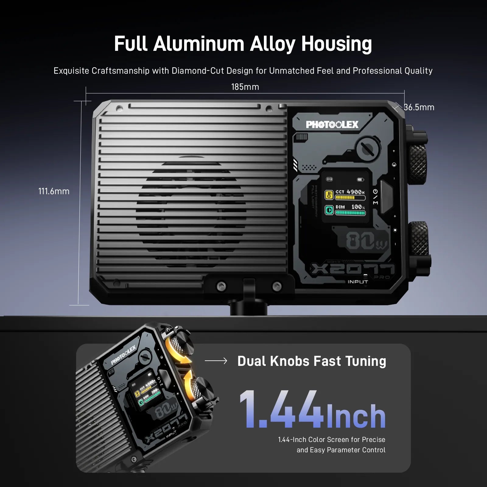 Photoolex X2077 Pro Panel Light - Photoolex