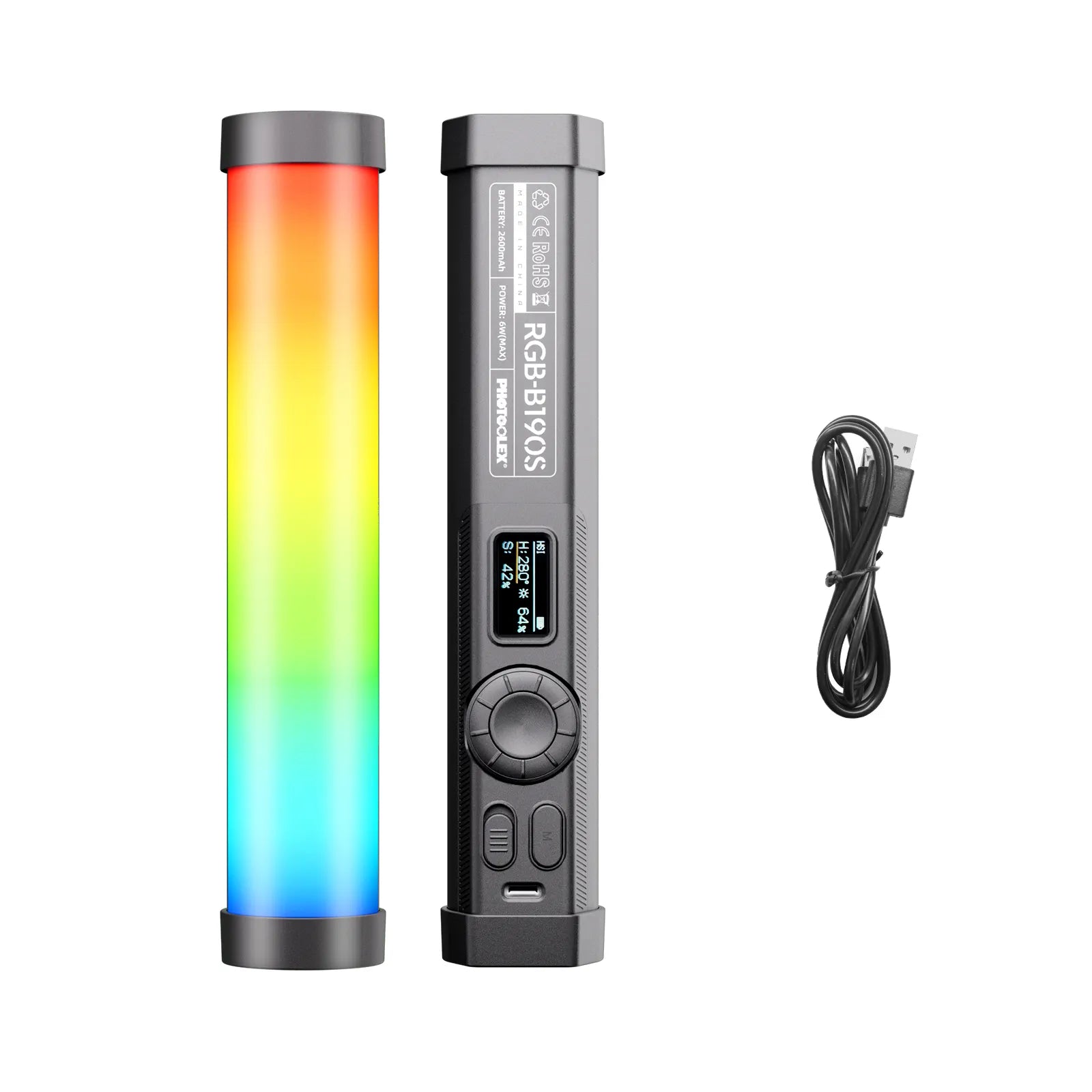 PHOTOOLEX   B190S RGB Magnetic Tube Light