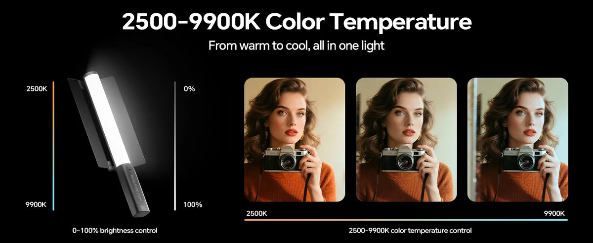 PHOTOOLEX B400 CCT and brightness adjustment