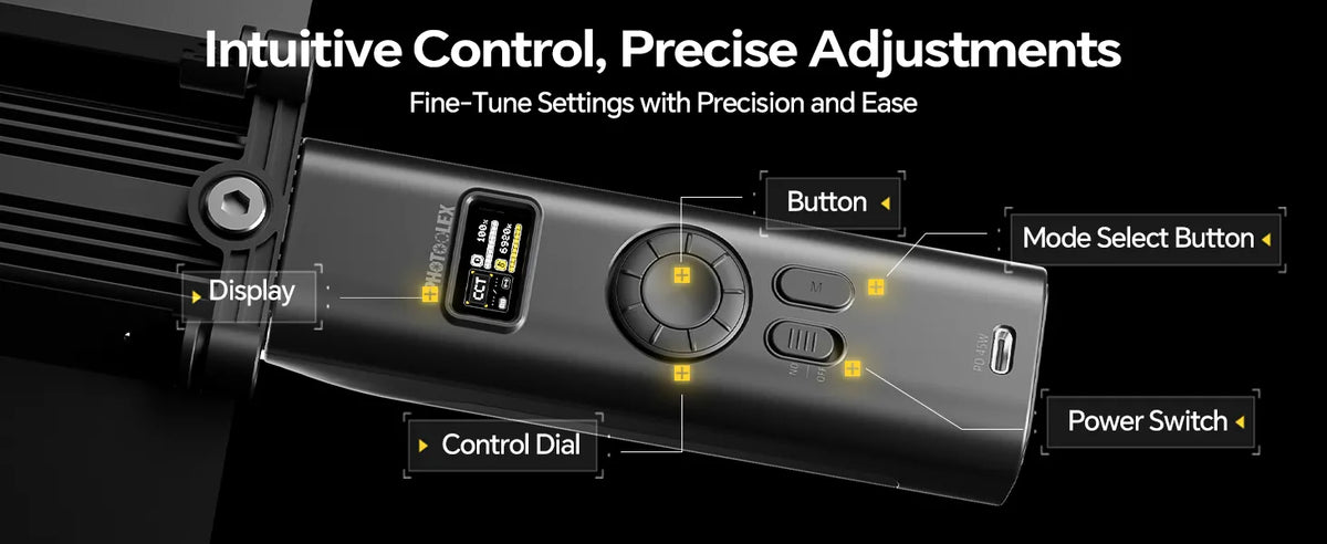 PHOTOOLEX B400 onboard controls