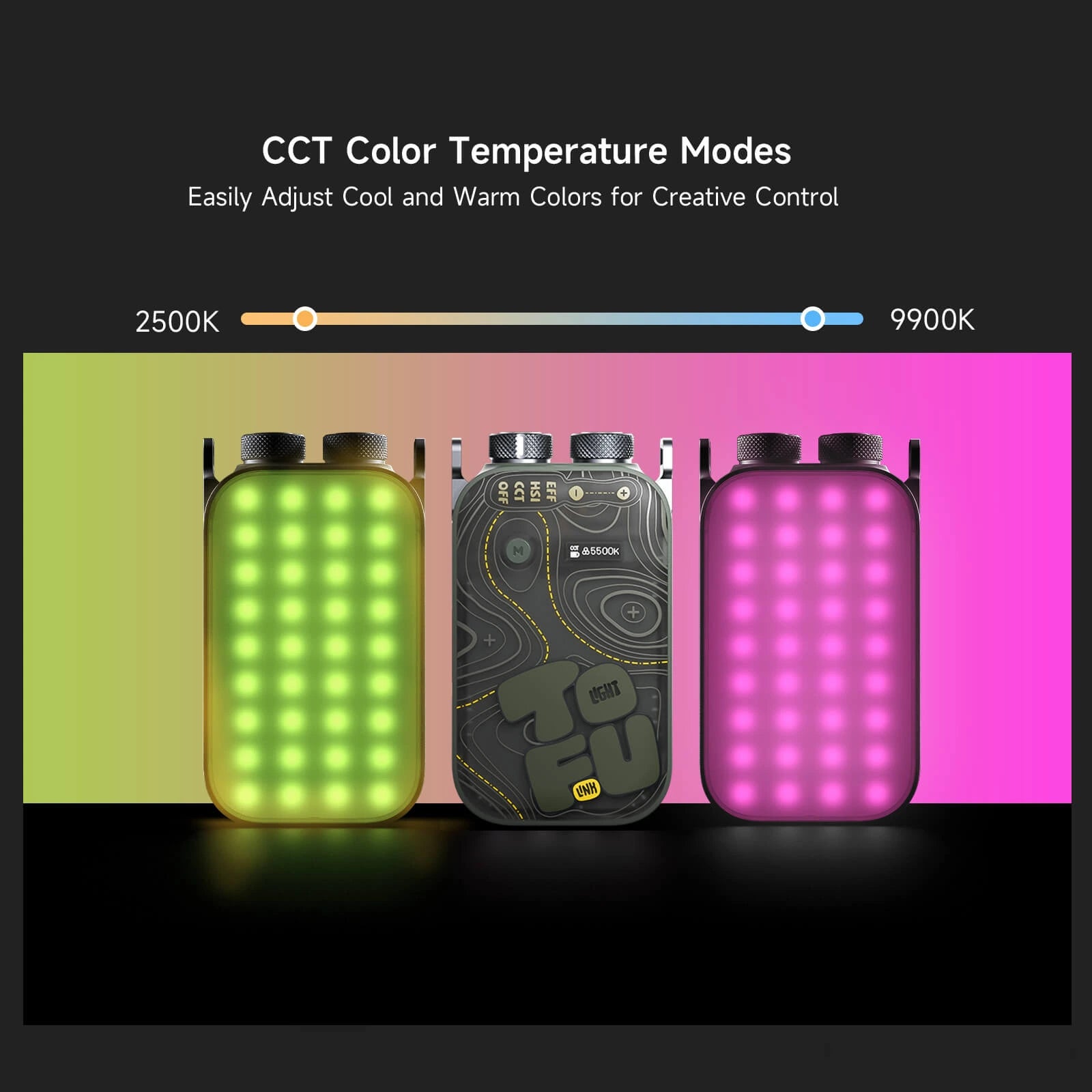 PHOTOOLEX TOFU-BRO RGB Video Light