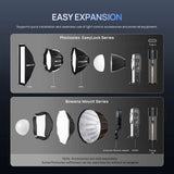 PHOTOOLEX Q100C 100W RGB COB Light - Photoolex