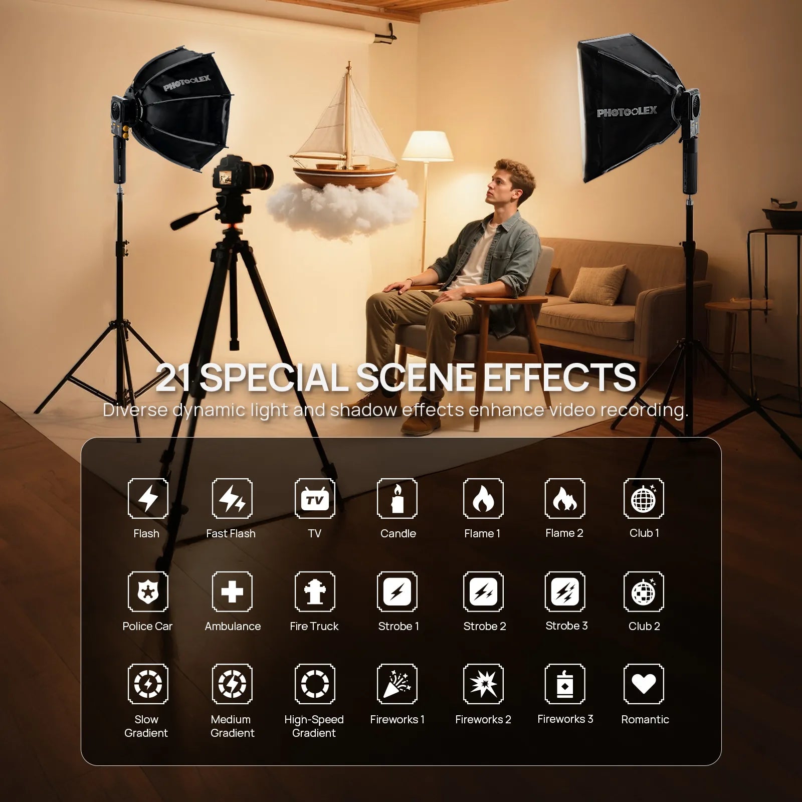 Photoolex PHOTOOLEX Q100C 100W RGB COB Light | Studio Video Light – Photoolex