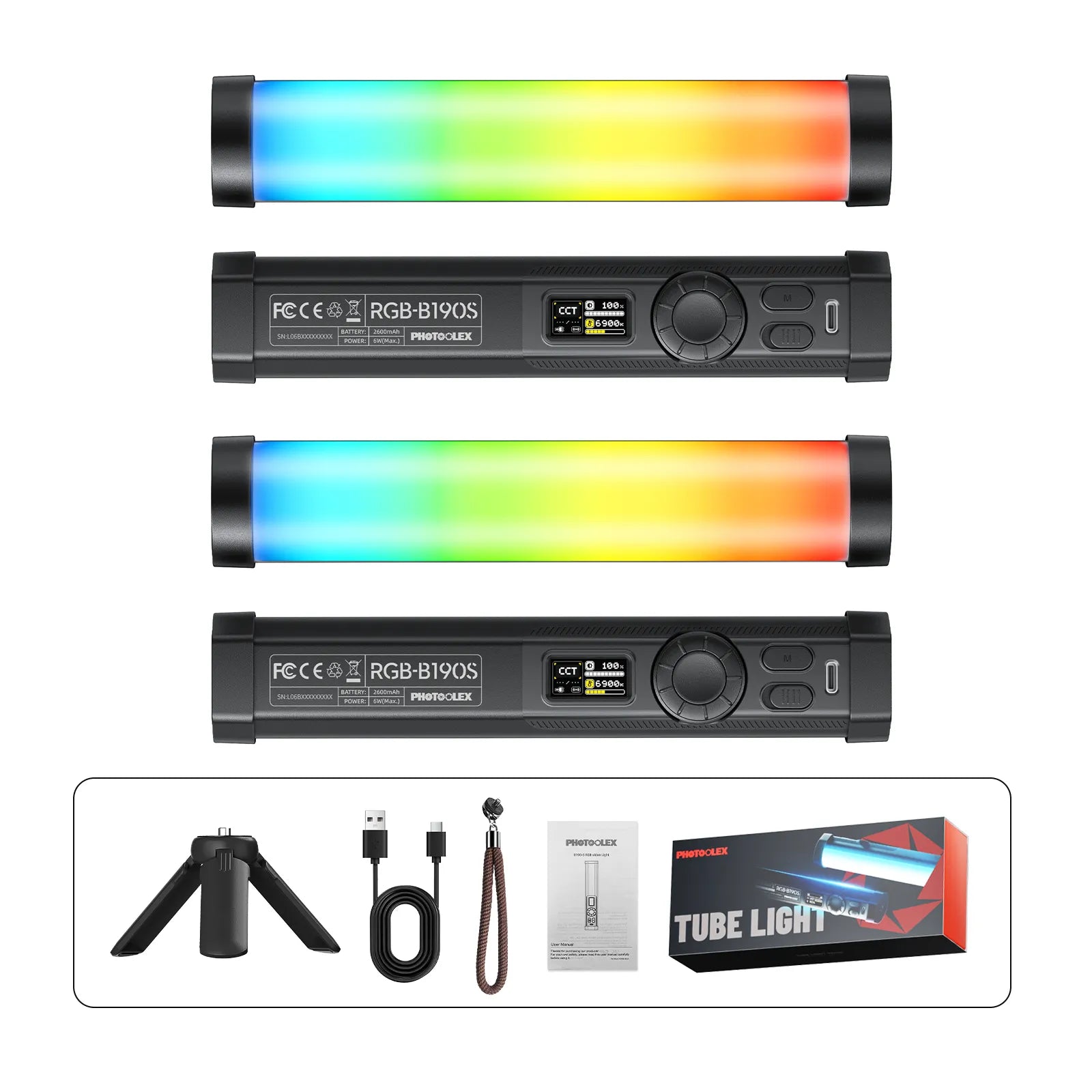PHOTOOLEX B190S Tube Light - Photoolex