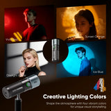PHOTOOLEX Z15W Four Color Portable Spotlight - Photoolex